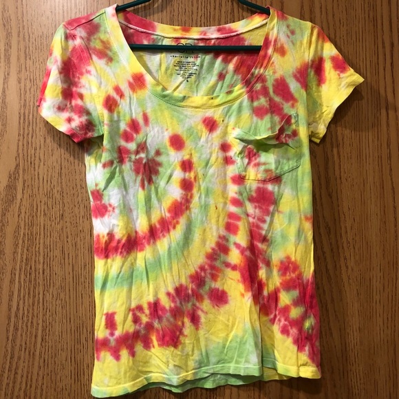 Charlotte Russe Tops - 🔴 Charlotte Russe Tie Dye T-Shirt Top Sz S EUC
